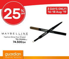 Promo Harga Maybelline Pensil Alis Terbaru Minggu Ini Katalog Guardian Hemat Id