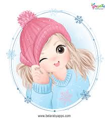 رسومات اطفال ملونة عن فصل الشتاء صور كرتون عن الشتاء للاطفال بالعربي نتعلم in 2021 cute cartoon images cute drawings cute art