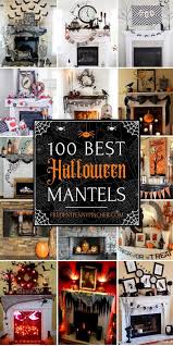 100 Best Halloween Mantel Decor Ideas Halloween Mantel Decor Halloween Mantel Mantel Decorations