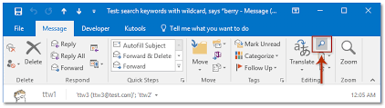 Access supports two sets of wildcard characters because it supports two standards for structured. How To Search Partial Word With Wildcard In Outlook