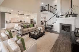 Highland Homes Plan 208 Model Home In Houston Texas Harvest Green Community Livingroom Home Family Room Home Builders