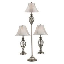 For a den decorated in a traditional style, light the way with the right lamp design. Cerise 3 Pc Lamp Set