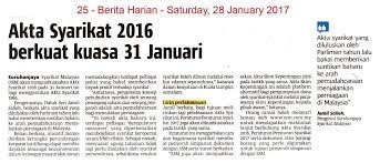 Memastikan sebarang perubahan maklumat statutory syarikat dilaporkan dan dikemaskini kepada pendaftar syarikat bersama dengan dokumen berkaitan. Pages Akta Syarikat 2016 Berkuat Kuasa 31 Januari