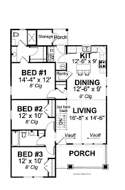 The one floor house plan for today features a simple yet fully functional house.the exterior of this house is simple but it gives a homey feel to it. Floor Plans 3 Bedroom Small House Design