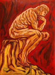 1 El Pensador 3 Jpg Painting By Santi Goni Artmajeur