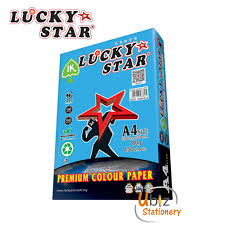 One stop a4 paper supplier & office supplies in puchong, malaysia. Lucky Star A4 Colour Paper 80gsm 450 Sheets Shopee Malaysia