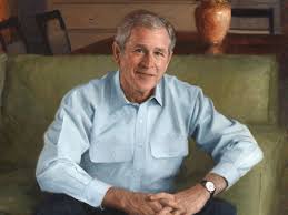 Bush became president of the us years later. George W Bush S Portrait At National Portrait Gallery At The Smithsonian Smithsonian Magazine