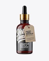 50ml Dark Amder Glass Dropper Bottle W Kraft Label Mockup In Bottle Mockups On Yellow Images Object Mockups Glass Dropper Bottles Dropper Bottles Bottle Mockup