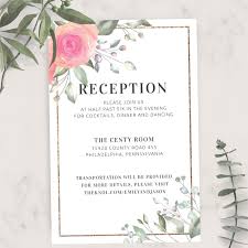 Brown white elegant floral bouquet illustration. Online Wedding Invitation Card Maker Free Without Watermark