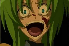 Higurashi Crazy Higurashi And It S No Surprise That This Crazy Lady Makes It To The Anime Yandere Characters When They Cry
