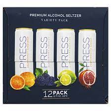 Press Premium Alcohol Seltzer Variety Pack 12 Pack 12 Fl Oz Hard Seltzer Meijer Grocery Pharmacy Home More