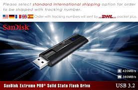 Sandisk ultra fit 16gb 32gb 64gb 128gb usb 3.1 flash drive expansion memory fast. Sandisk Extreme Pro 128gb Usb 3 1 Solid State Flash Drive Stick Cz880 Ebay