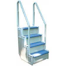 Confer Step 1 Above Ground In Pool Swimming Pool Steps Entry System Various Colors Walmart Com Pool Steps Swimming Pool Steps Above Ground Pool Steps