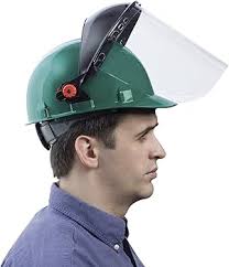 Jackson Safety Hard Hat Interchange Face Shield System (38425), Quick  Release, Vertical Lock.