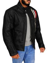 Triumph Rider Motorcycle Leather Jacket For Mans
