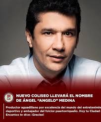 Ayer celebramos la noticia que habrá un nuevo coliseo llamado Angelo Medina.  Mi papá salió de Aguadilla a los 17 años con pocos recursos pero grandes  sueños. Por más de 40 años