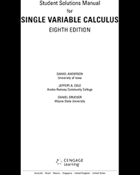 The wicked girls 2018 pdf$@@. Student Solutions Manual For Stewart S Single Variable Calculus Early Transcendentals 8th James Stewart Calculus 008 Anderson Daniel Amazon Com