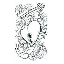 Heart tattoos have always been depicted with the heart symbol that doesn't even look like a real human heart. Key To My Heart Tattoo Design Art Flash Pictures Images Free Image Download