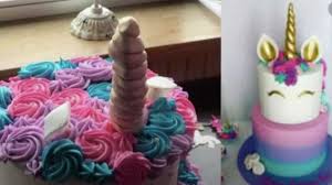 The cake is often decorated with birthday wishes (happy birthday) and the celebrant's name. Mom Requests Unicorn Cake For 5 Year Old S Party Gets Something X Rated Instead Mom Com