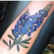 Bluebonnet Matching Couple Tattoos Jason S Version Tribute Tattoos Tattoos Matching Couple Tattoos