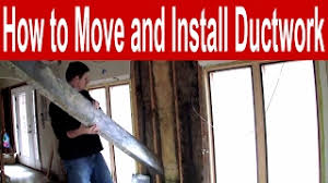 Total length of supply and return ductwork: How To Move And Install Ductwork Youtube