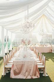 Elegant Blush And White Tented Wedding Reception Tent Chandelier Luxes Pink And Gold Wedding Wedding Tent Decorations Tent Decorations