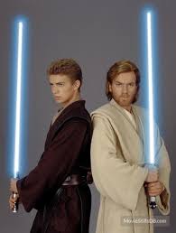 Star Wars Episode Ii Attack Of The Clones Promo Shot Of Hayden Christensen Ewan Mcgregor Star Wars Anakin Star Wars Images Star Wars Episode Ii