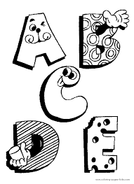 If you'd like we also have bible abc coloring pages and bible handwriting sheets for younger children as well. Funny Alphabet Color Pages Educational Coloring Pages For Kids