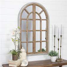 If your window panes and mirrors are cracked, rusty or broken, you can request the services of vitrerie tourangeau. Aspire 5612 Athena Farmhouse Arch Wall Mirror 44 Brown Walmart Canada