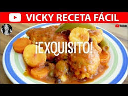 Recetas faciles y rapidas de cocina con pollo. Estofado De Pollo Vicky Receta Facil Youtube Estofado De Pollo Vicky Receta Facil Recetas Faciles