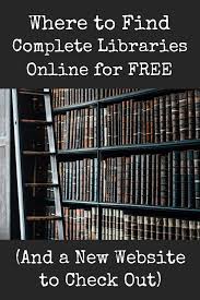 Where To Find Complete Libraries Online For Free Free Books Online Read Books Online Free Books To Read Online