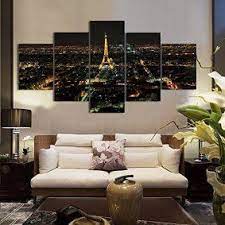 16'' h x 16'' w; Modern Charming And Artistic Paris Wall Decor Home Wall Art Decor Wall Decor Living Room Paris Wall Decor Canvas Art Wall Decor