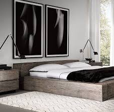 Rh 39 S Monterey Platform Bed Our Collection From Designer Thomas Bina Features Reclaimed Peroba Rosa Home Room Design Bedroom Interior Modern Bedroom Design