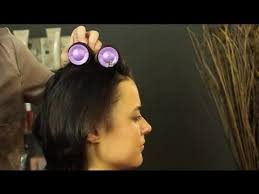 How To Use Hot Rollers In Short Hair Shoulder Length Short Hairstyles Short Hair Styles Hair Tutorials For Medium Hair Medium Curly Hair Styles