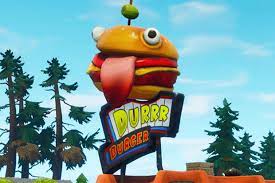 To be specific, it is to the north west of slurpy swamp and to the south of holly hedges. Fortnite Durr Burger Location Where To Find And Dance In Durr Burger Kitchen Radio Times