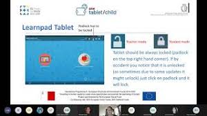 Teachers can unlock any learnpad to access teacher utilities. Digital Literacy St Nicholas College Malta