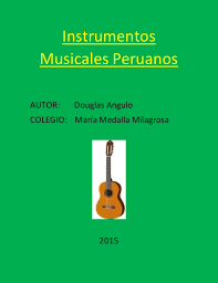 Búscame en facebook como juegos y música preescolar. Instrumentos Musicales Peruanos