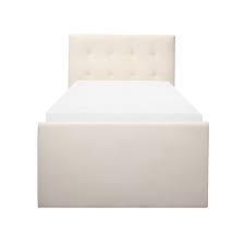 Merax twin size platform storage bed solid wood bed with 6 drawers (natural). Emory Upholstered Twin Platform Bed With 2 Storage Drawers Cream By Hillsdale Living Essentials Walmart Com Walmart Com