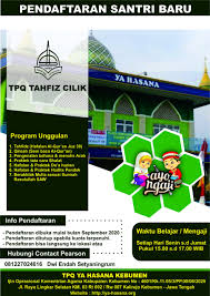 Contoh proposal bop tpq madin pemerintah daerah kota atau kabupaten. Pengumuman Pendaftaran Santri Tpq