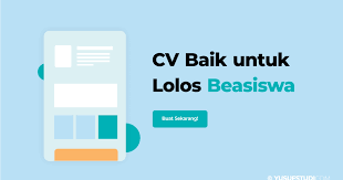 Contoh resume pribadi untuk beasiswa bank indonesia pdf. Contoh Cv Yang Baik Untuk Beasiswa 2021 Yusuf Studi