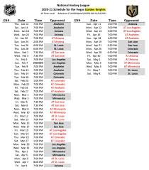Vegas will host a game 7 for the first time when it plays the minnesota wild, who have staved off. Jesse Granger On Twitter Here Are The Start Times For Every Golden Knights Game This Season