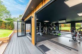 The rustic exterior and vintage signs make this shed absolutely darling. Garden Gyms Creating A Unique Space To Focus On Fitness Elmens