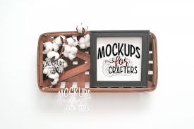 Mock Up Reverse Canvas 10x10 Black Frame Frame Mockup Free Design Resources