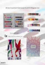 Nail Colour Display Book 88 Slot Nail Polish Color Chart