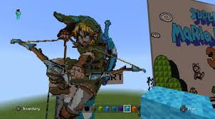 In this video i'm going to show you how to build link from the legend of zelda. Minecraft Pixel Art Home Facebook