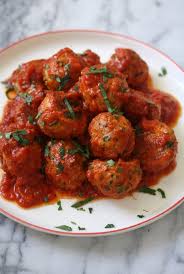 Homemade general tso's chicken meatballs! Baked Gluten Free Chicken Meatballs Recipe Easy Healthy Italian