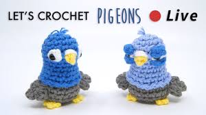 Galambom, csak így egyszerűen my white pigeon. Pigeon Birb Amigurumi Crochet Along Youtube