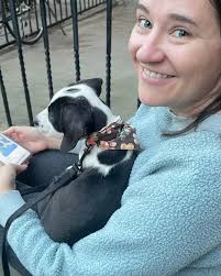 Introducing: Birba (the puppy). She's cute and cuddly and also she has  worms, but not that bad.