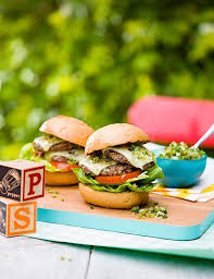 Double Swiss And Green Chilli Relish Burgers Recipe Green Chilli Easy Bbq Recipes Cheeseburger Recipe