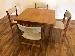 Oak dining room furniture dining table wooden dining tables dining chairs custom wood furniture teak furniture classic house fine dining danish. Sold Danish Teak Dining Table 4 Chairs Modern To Vintage